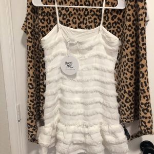 Molina mini dress white